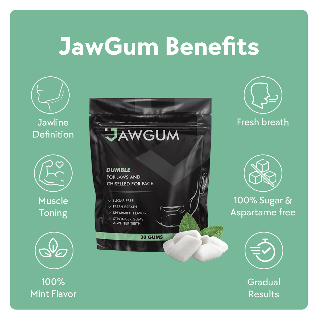 JawGum | Chewing Gum for Jawline Training