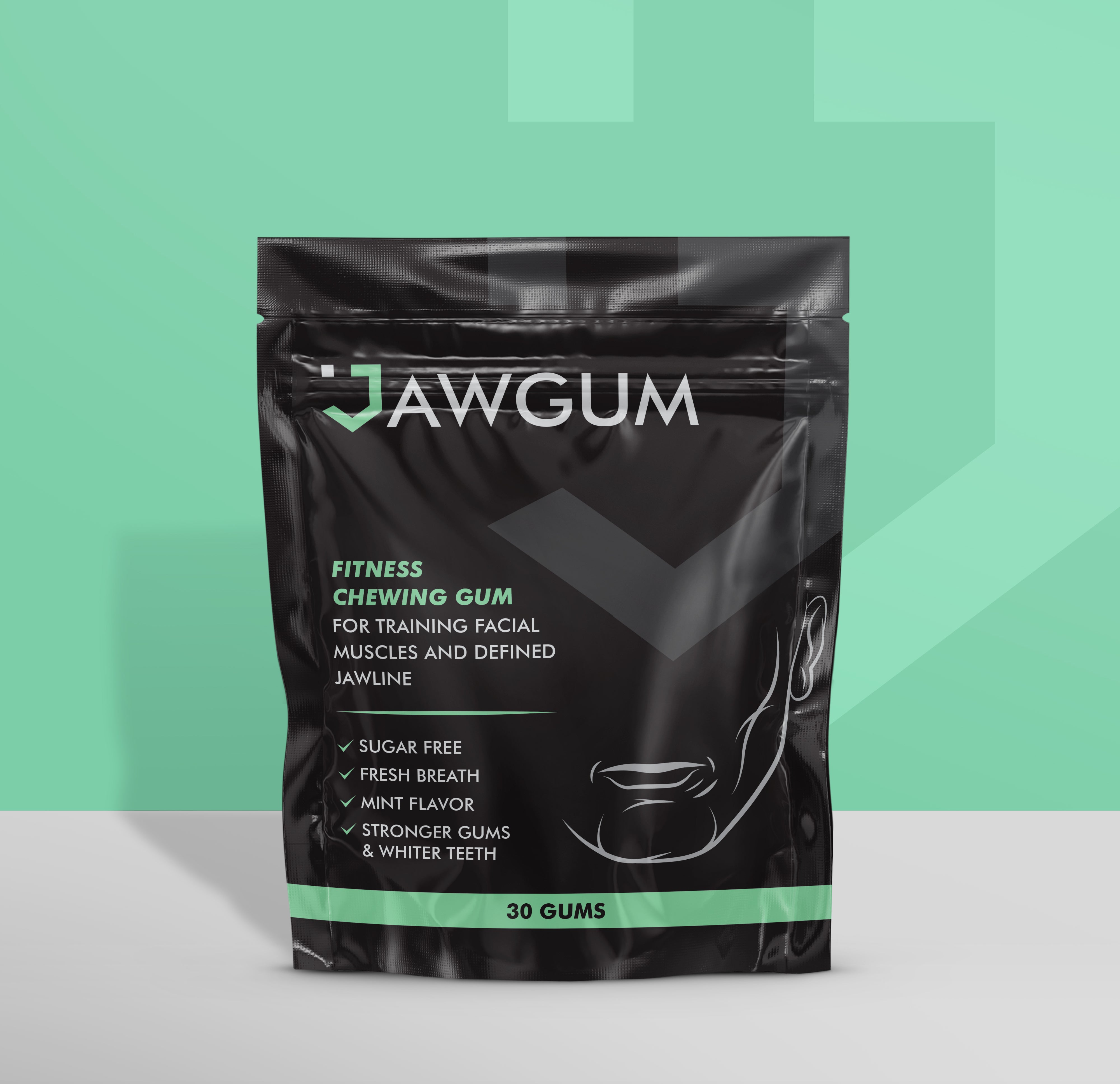 JawGum | Chewing Gum for Jawline Training